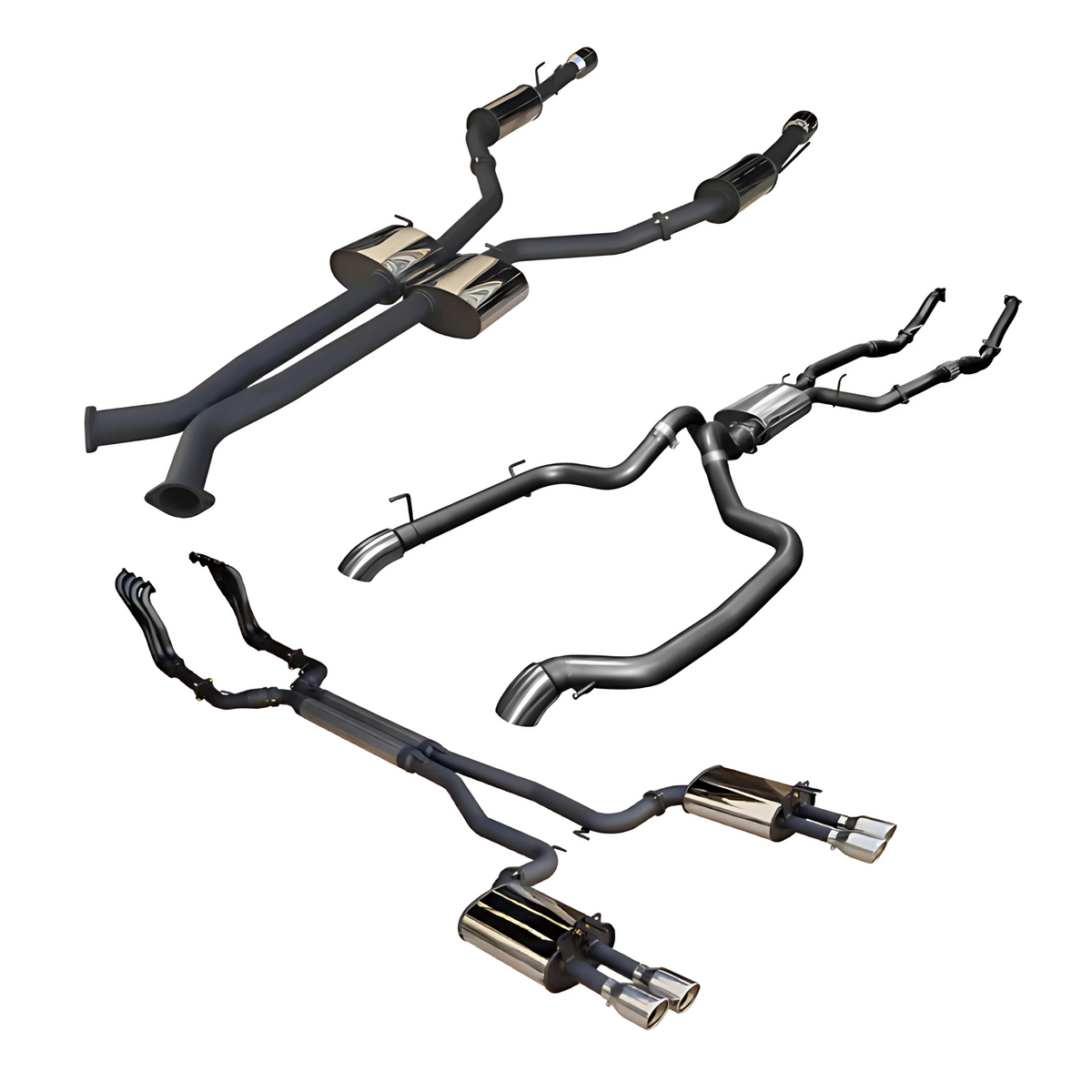 Manta Full Exhaust 3in Stainless Steel System without Cat, without Muffler for Isuzu D-Max 3.0L (2012+)