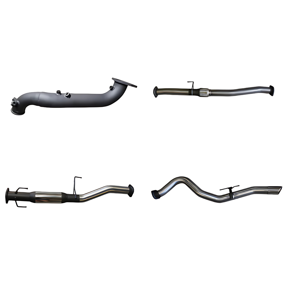 Manta Turbo Back System 3in Stainless Steel Exhaust without Cat / DPF Delete & Hotdog for Isuzu D-Max 3.0L (2017+)