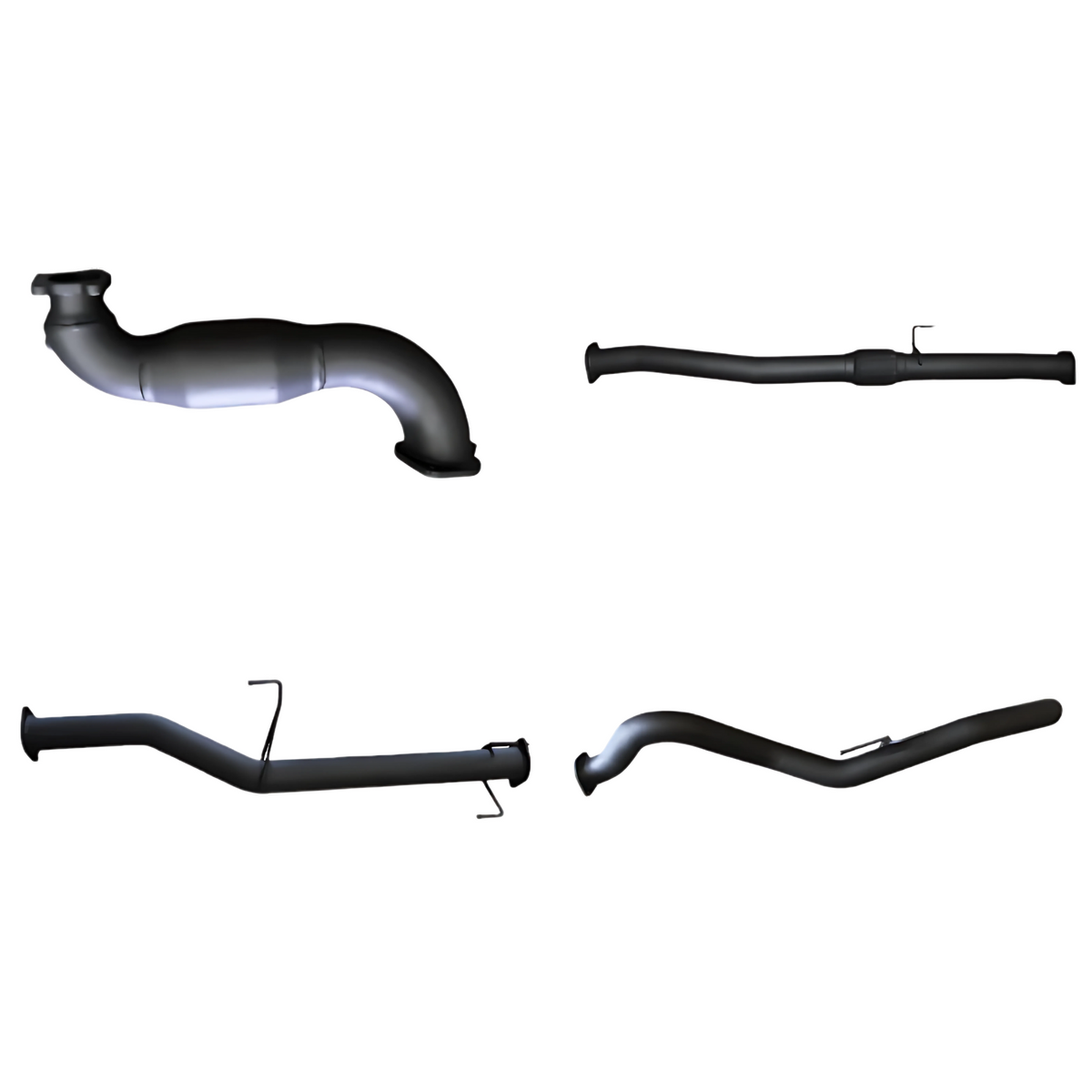 Manta Full Exhaust 3in System with Cat, without Muffler for Isuzu D-Max 3.0L (2012+)