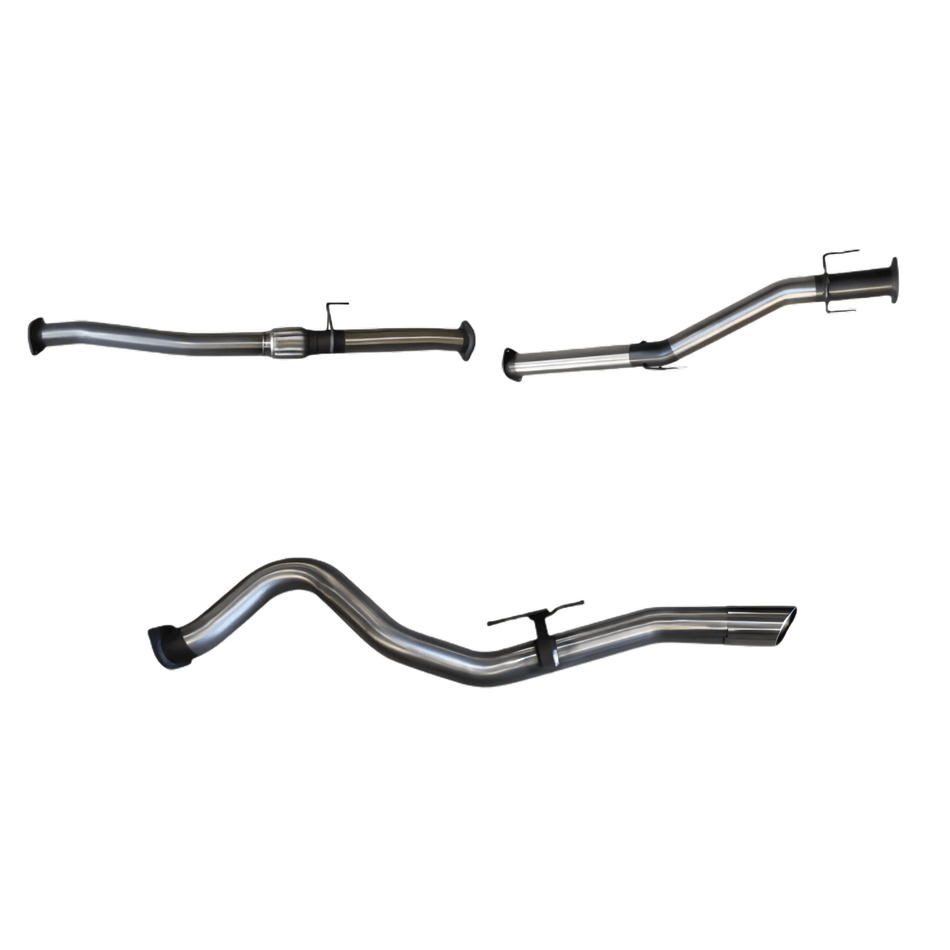 Manta DPF Back Exhaust 3in Stainless Steel Single System, Pipe Only for Isuzu D-Max 3.0L (2020+)