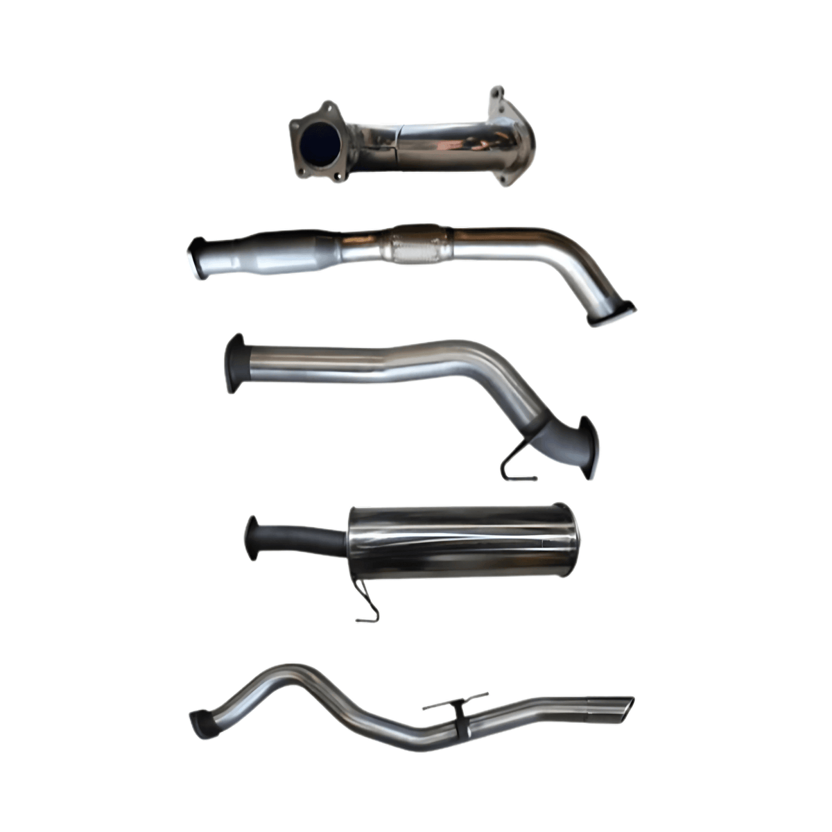 Manta Full Exhaust 3in Stainless Steel Cat Back System with Cat for Isuzu D-Max 3.0L SWB Styleside (07/2008–07/2010)