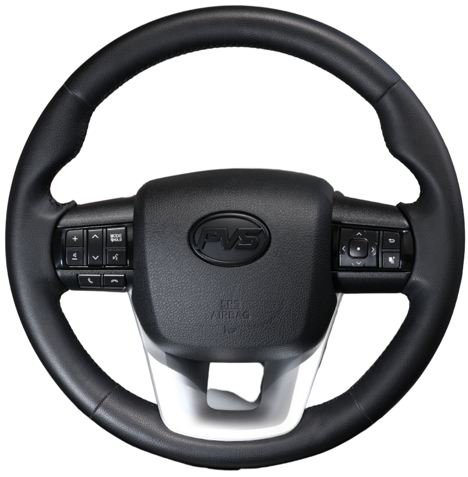 GRS Basic Black Leather Steering Wheel Upgrade Kit for Toyota