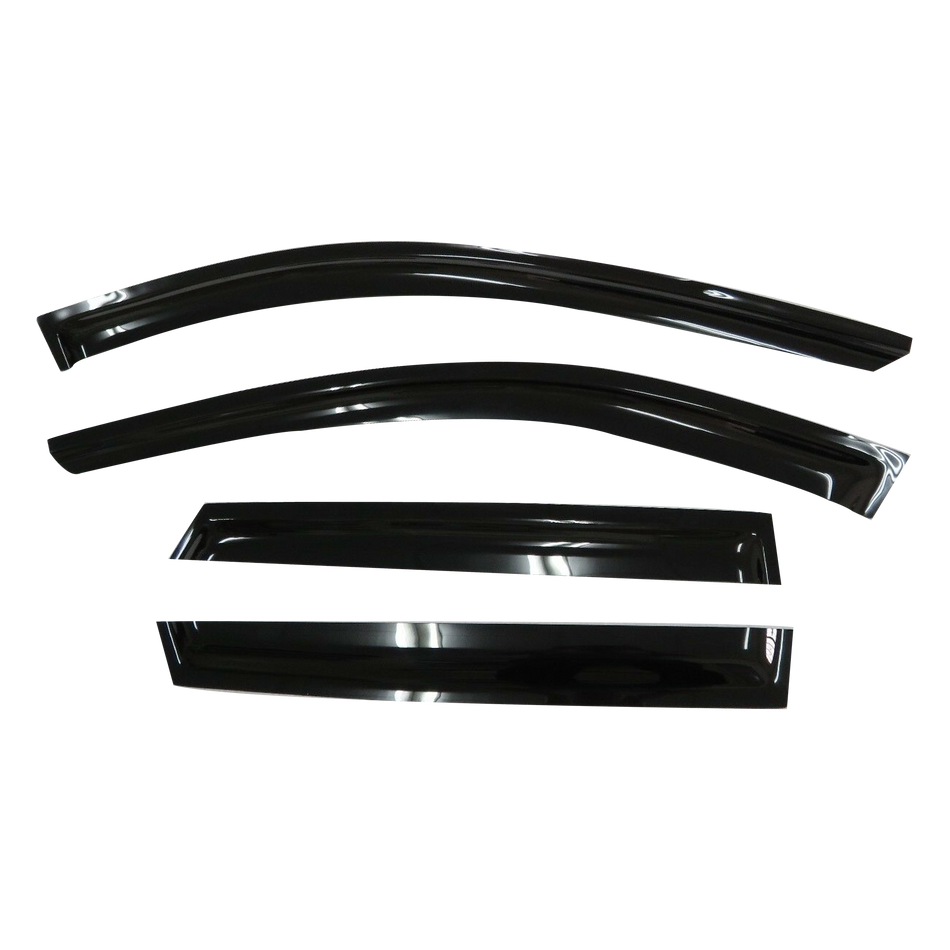 Volkswagen Touareg (7L) SUV 2003-2010 Slimline Weathershields / Window Visors (4-Piece Set)