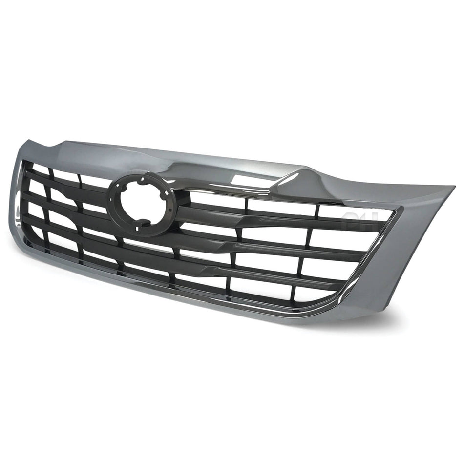 Grill Chrome & Grey Fits Toyota Hilux N70 SR5 2011 - 2015