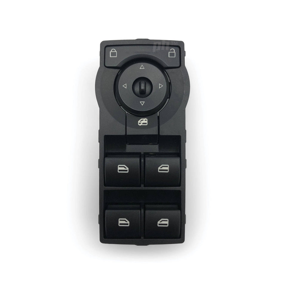 Black Master Power Window Switch Red Illumination fits Holden Commodore VE Sedan