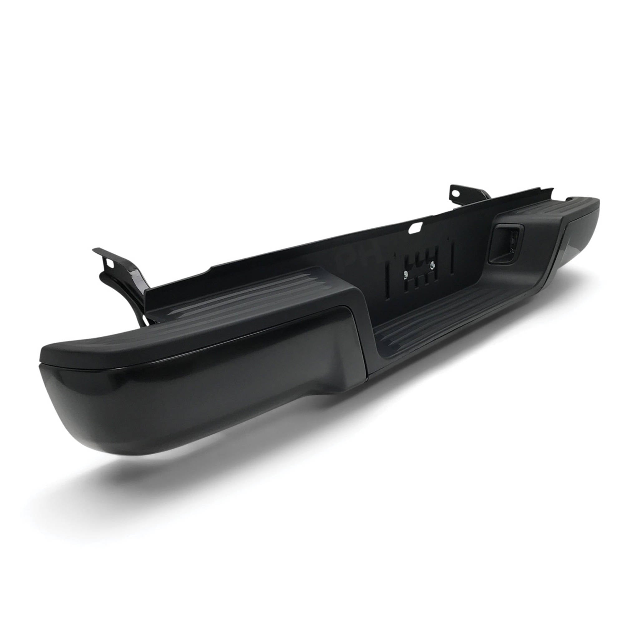 Ute Rear Step Rear Step Bumper Black With Brackets No Sensor fits Ford Ranger PX Ute ...