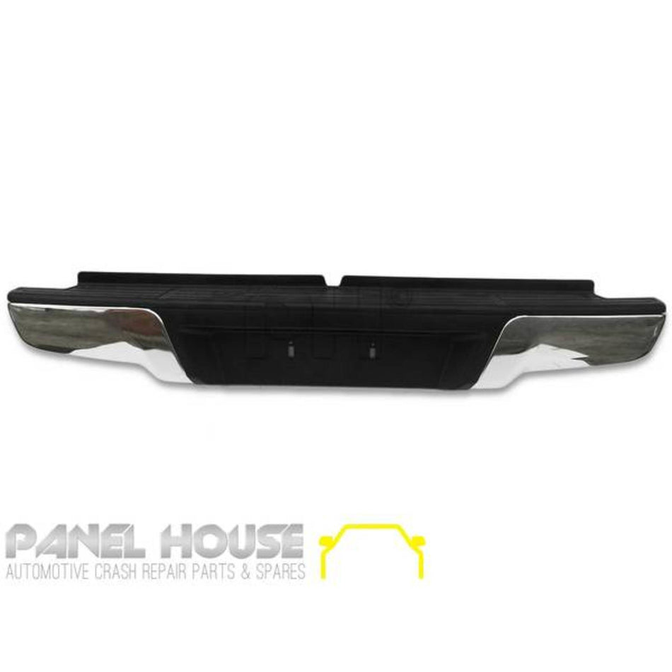 Rear Bumper Bar Chrome Fits Isuzu DMAX 2012 - 2020 Flat Top D-MAX