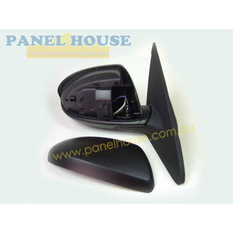 Black Electric Door Mirror With Cover fits Mazda 3 BL 09 - 13 Right Hand