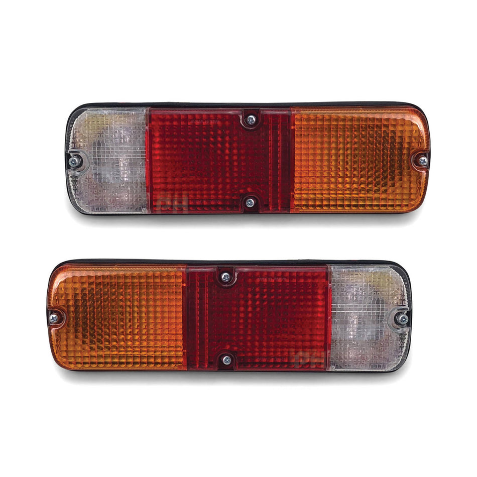 Tail Lights PAIR Tray Back Ute Type Fits Toyota Hilux 1988 - 2005
