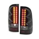 Upgrade Black LED Tail Lights PAIR Fits Toyota Hilux N70 SR5 2005 - 2015