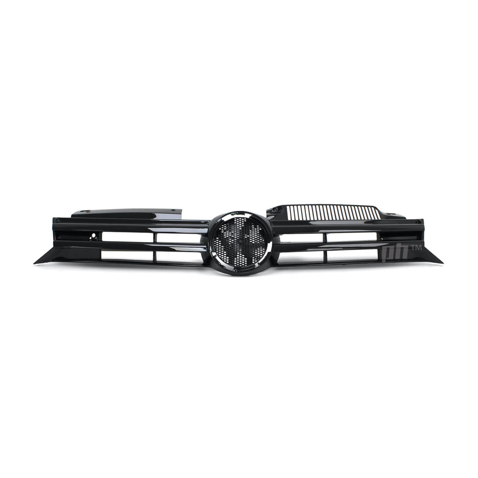 Grill Gloss Black R Style fits Volkswagen Golf MK6 TSi GTi R 2009 - 2013