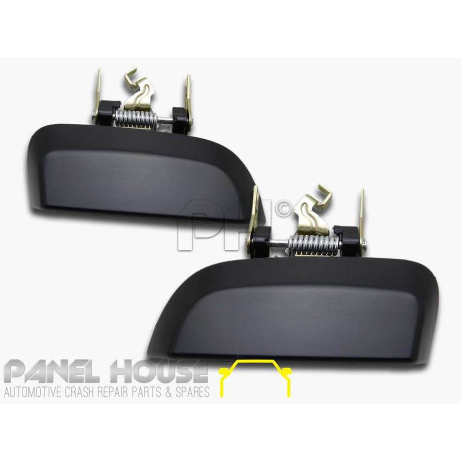 Outer Door Handles PAIR Rear Fits Nissan Pathfinder R51 2005 - 2013