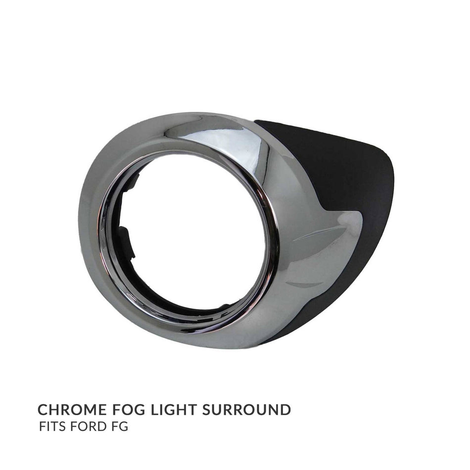 Chrome Bezel Fog Light Surround LEFT fits Ford Falcon FG 2008-2011 XR6 XR8