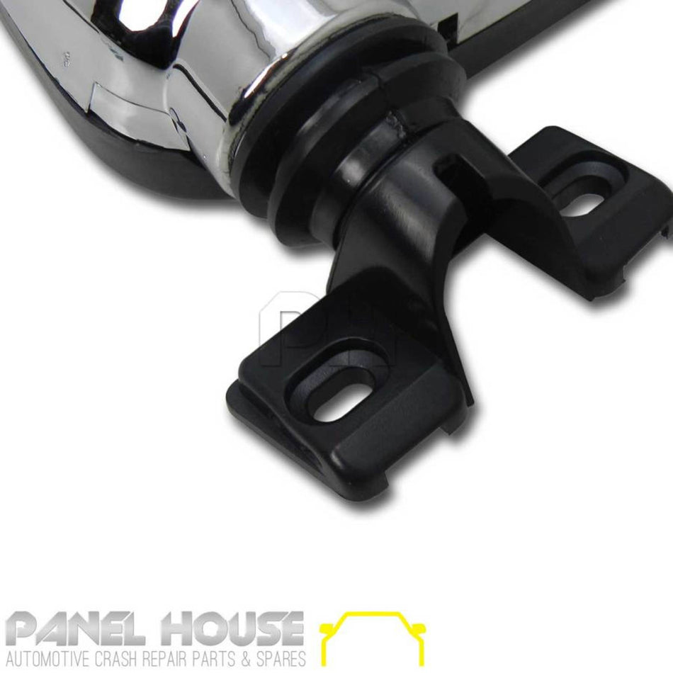 Door Mirror LEFT Skin Mount CHROME fits Holden TF Rodeo Ute 89-96
