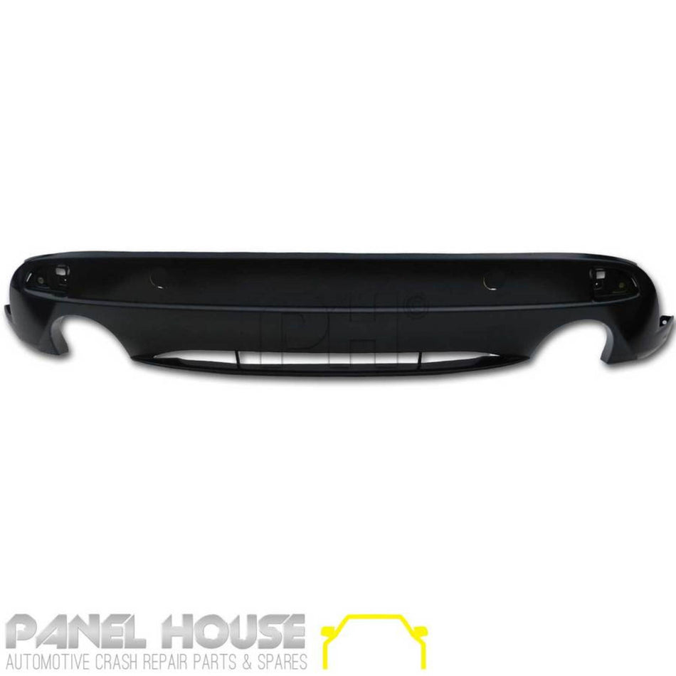 Rear Bumper Bar Diffuser Twin Exhaust Outlet CARBON Look Fits Mazda 3 BM Hatch