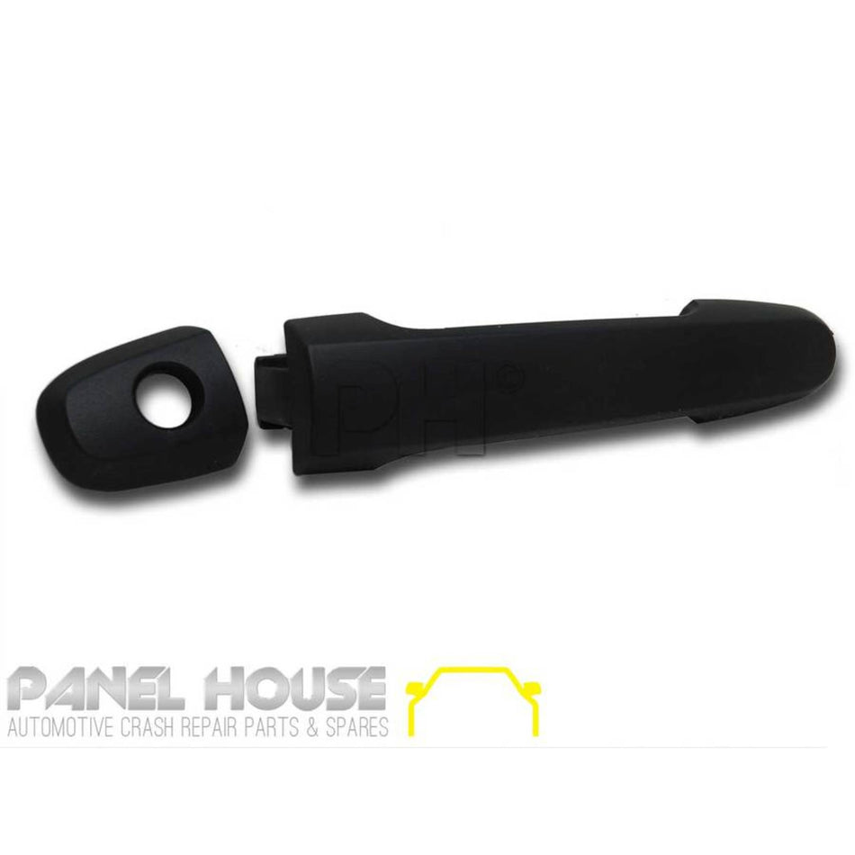 Outer Door Handles PAIR Front Black Fits Toyota Camry 2002 - 2006