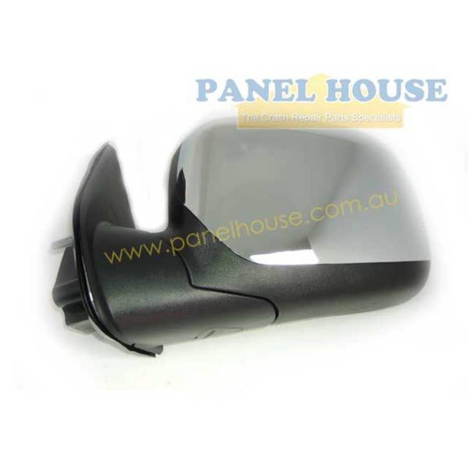 Door Mirror LEFT Chrome Electric fits Holden Rodeo RA 06 - 08