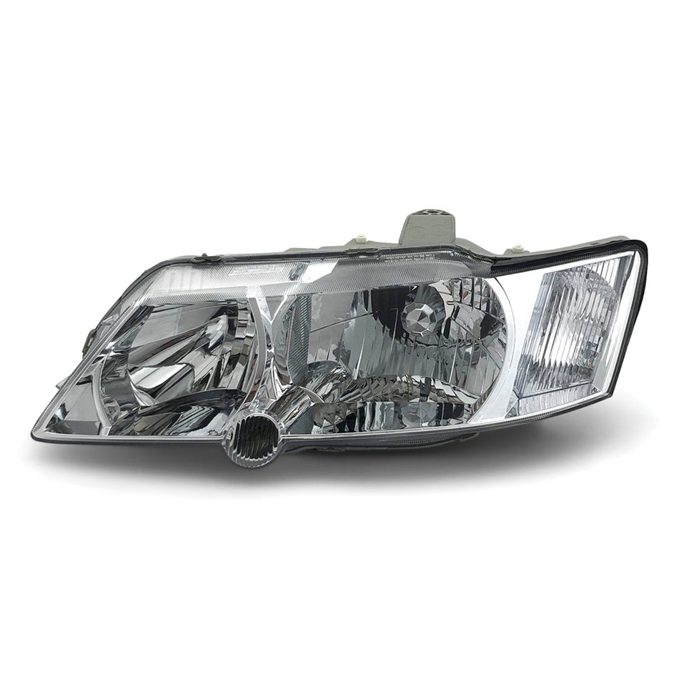 Headlight Chrome LEFT fits Holden Commodore VY 2002 - 2003 Executive Acclaim S