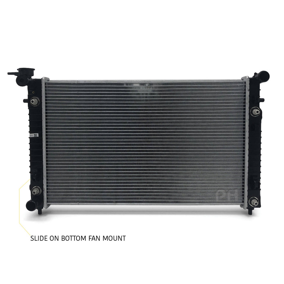 Radiator V6 fits Holden Commodore VX VU 2000 - 2002 Sedan Ute Wagon fans slide on
