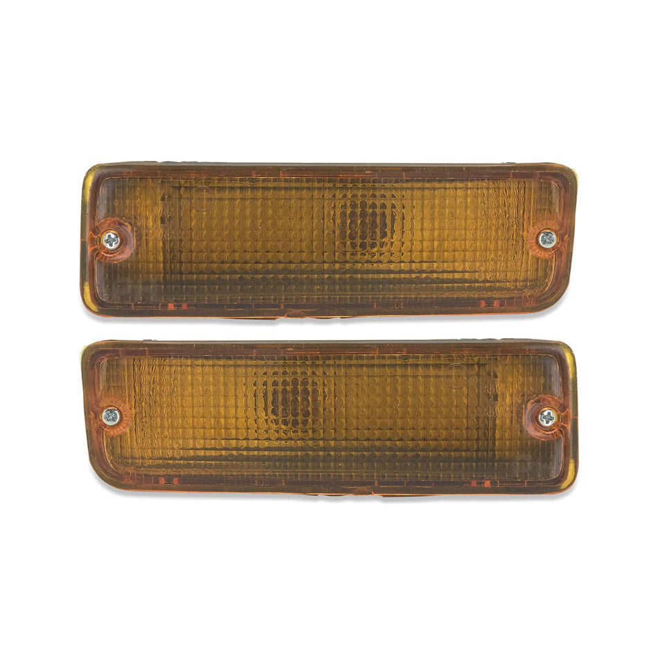 Indicator Front Bar PAIR Front Amber Fits Toyota Hilux Ute 1988-1997