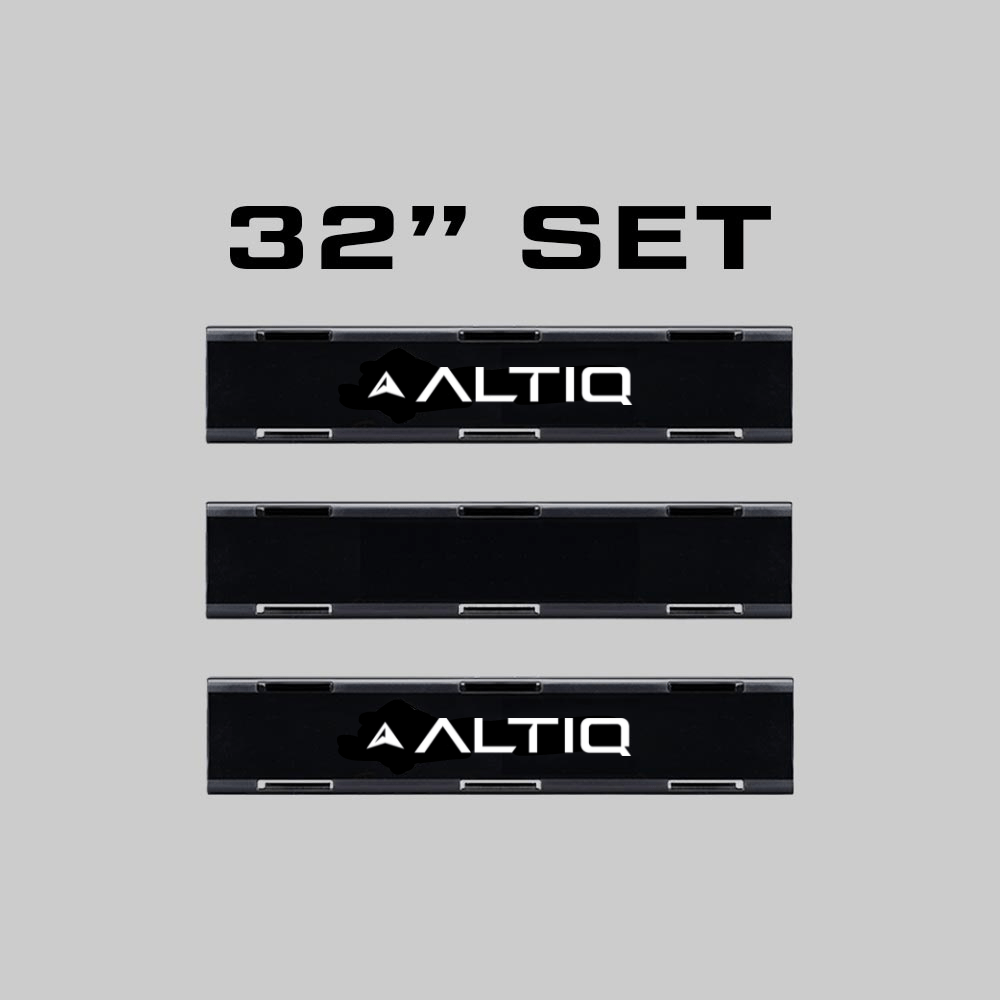ALTIQ™ - Single Row Light Bar - Blackout Covers - 4X4OC™ | 4x4 Offroad Centre