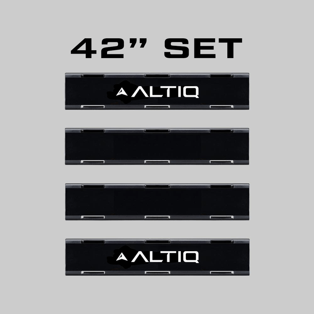 ALTIQ™ - Single Row Light Bar - Blackout Covers - 4X4OC™ | 4x4 Offroad Centre