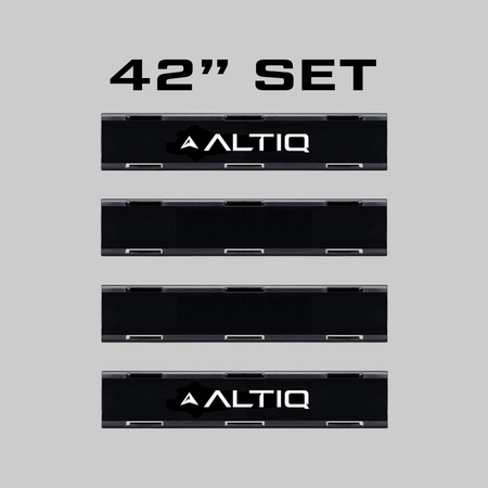 ALTIQ™ - Single Row Light Bar - Blackout Covers - 4X4OC™ | 4x4 Offroad Centre