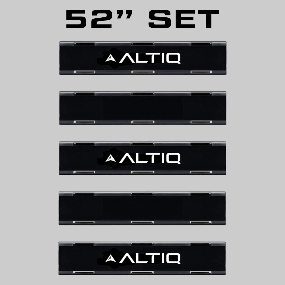 ALTIQ™ - Single Row Light Bar - Blackout Covers - 4X4OC™ | 4x4 Offroad Centre