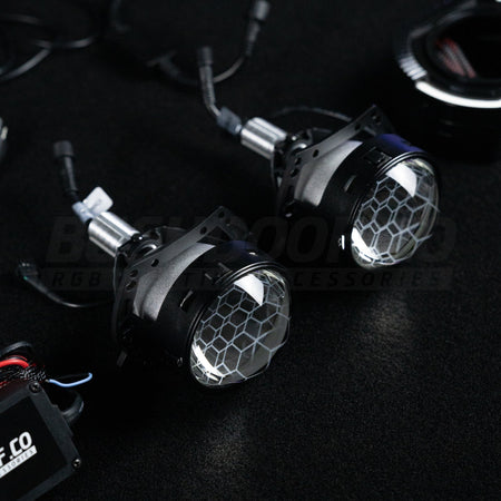 Bi-LED 'Angry Eye' Retrofit Headlight Kit - Bushdoof Lighting