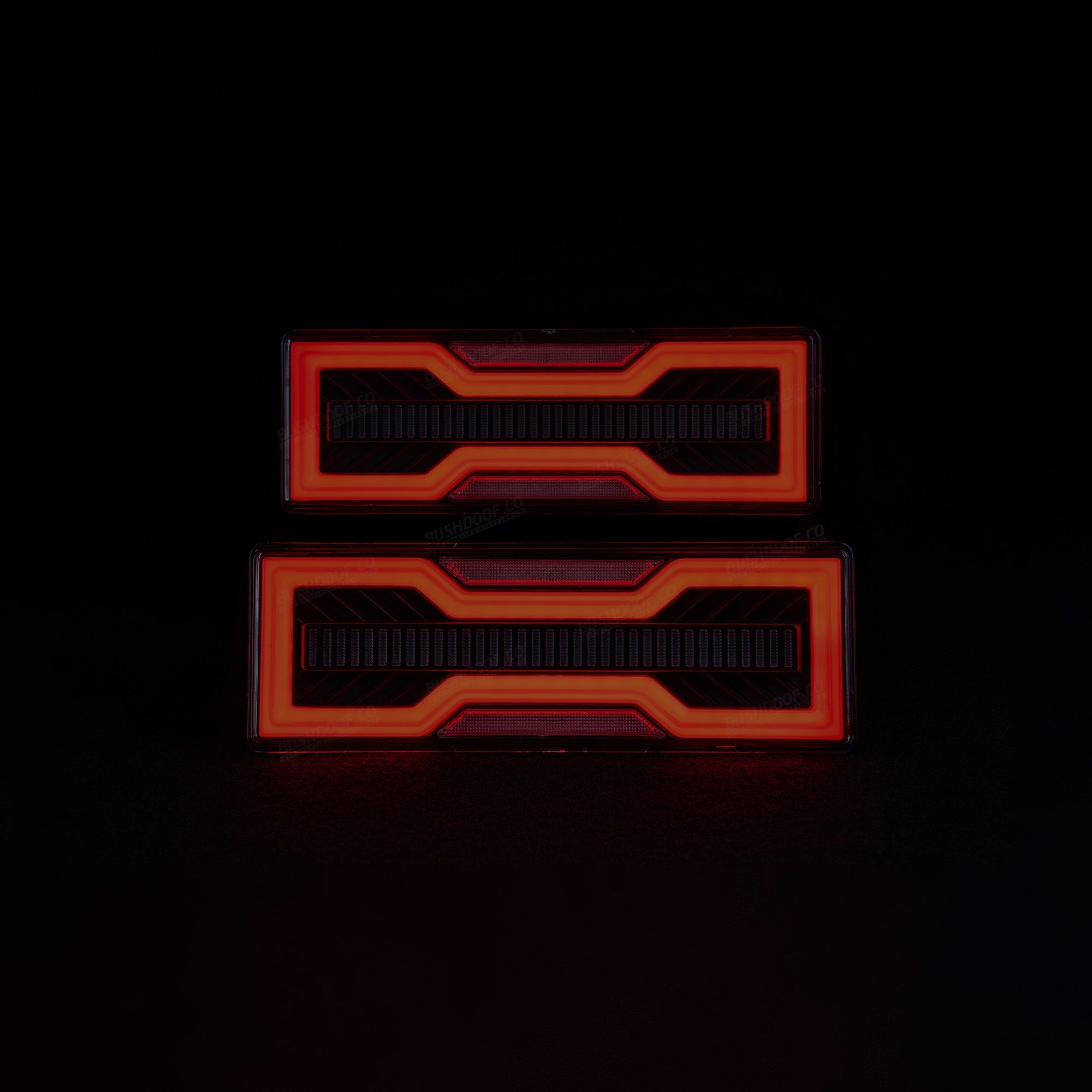 Blacked Out LED Tail Lights for Toyota Land Cruiser - Bushdoof Lighting