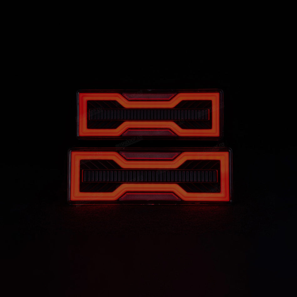 Blacked Out LED Tail Lights for Toyota Land Cruiser - Bushdoof Lighting