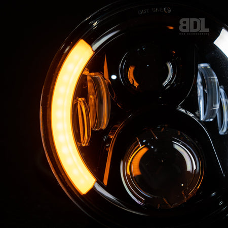 Bushdoof - 7" LED 'Angel Wing' Headlights - 4X4OC™ | 4x4 Offroad Centre