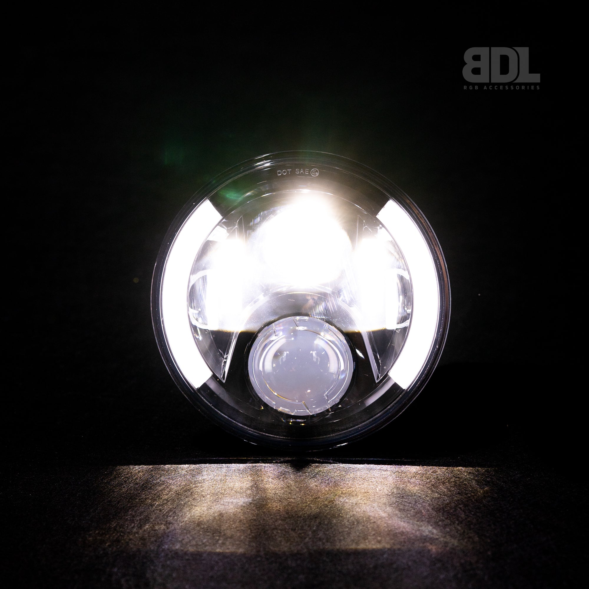 Bushdoof - 7" LED 'Angel Wing' Headlights - 4X4OC™ | 4x4 Offroad Centre