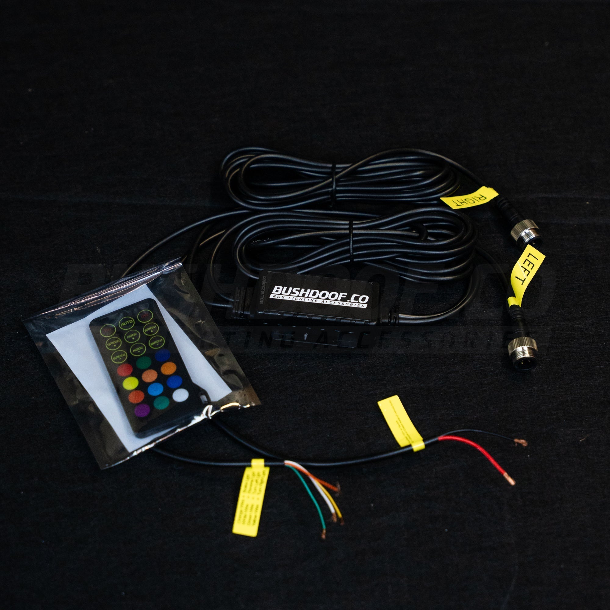 Bushdoof - Chasing RGB Rock Lights - 8 Pack - 4X4OC™ | 4x4 Offroad Centre