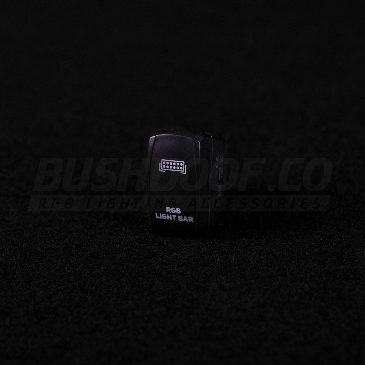 Bushdoof - RGB Light Bar 5 Pin Rocker Switch - 4X4OC™ | 4x4 Offroad Centre