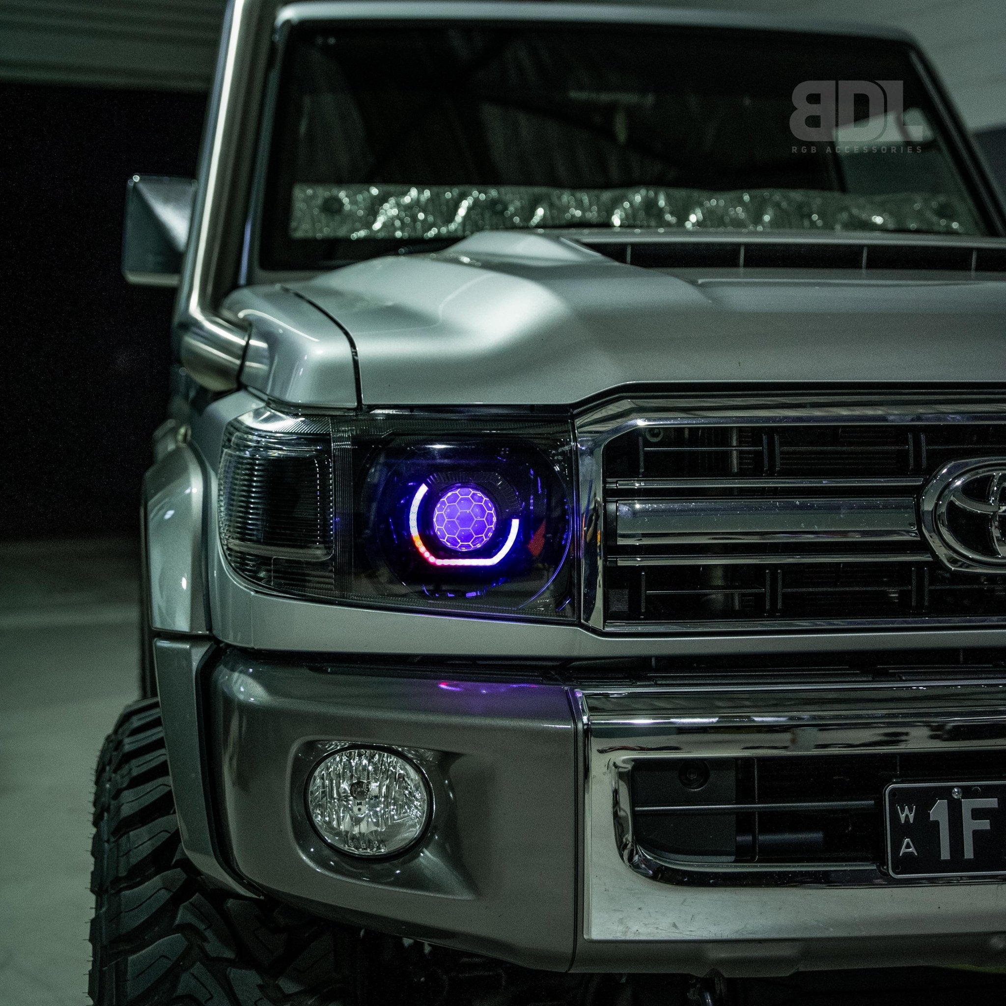 Bushdoof - Toyota 70 Series Bi - LED Projector Headlights - 4X4OC™ | 4x4 Offroad Centre