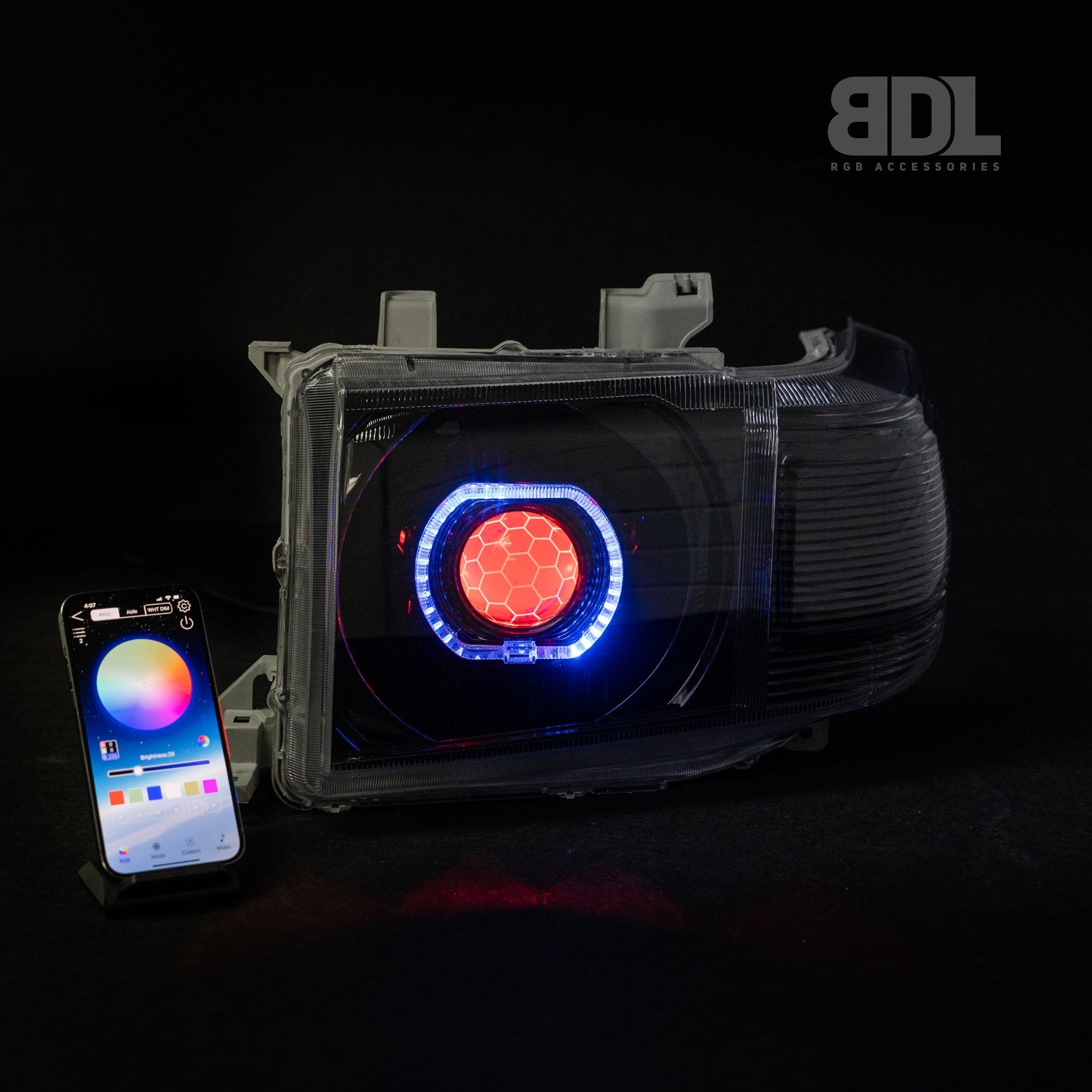 Bushdoof - Toyota 70 Series Bi - LED Projector Headlights - 4X4OC™ | 4x4 Offroad Centre