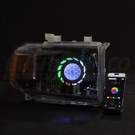 Bushdoof - Toyota 70 Series Bi - LED Projector Headlights - 4X4OC™ | 4x4 Offroad Centre