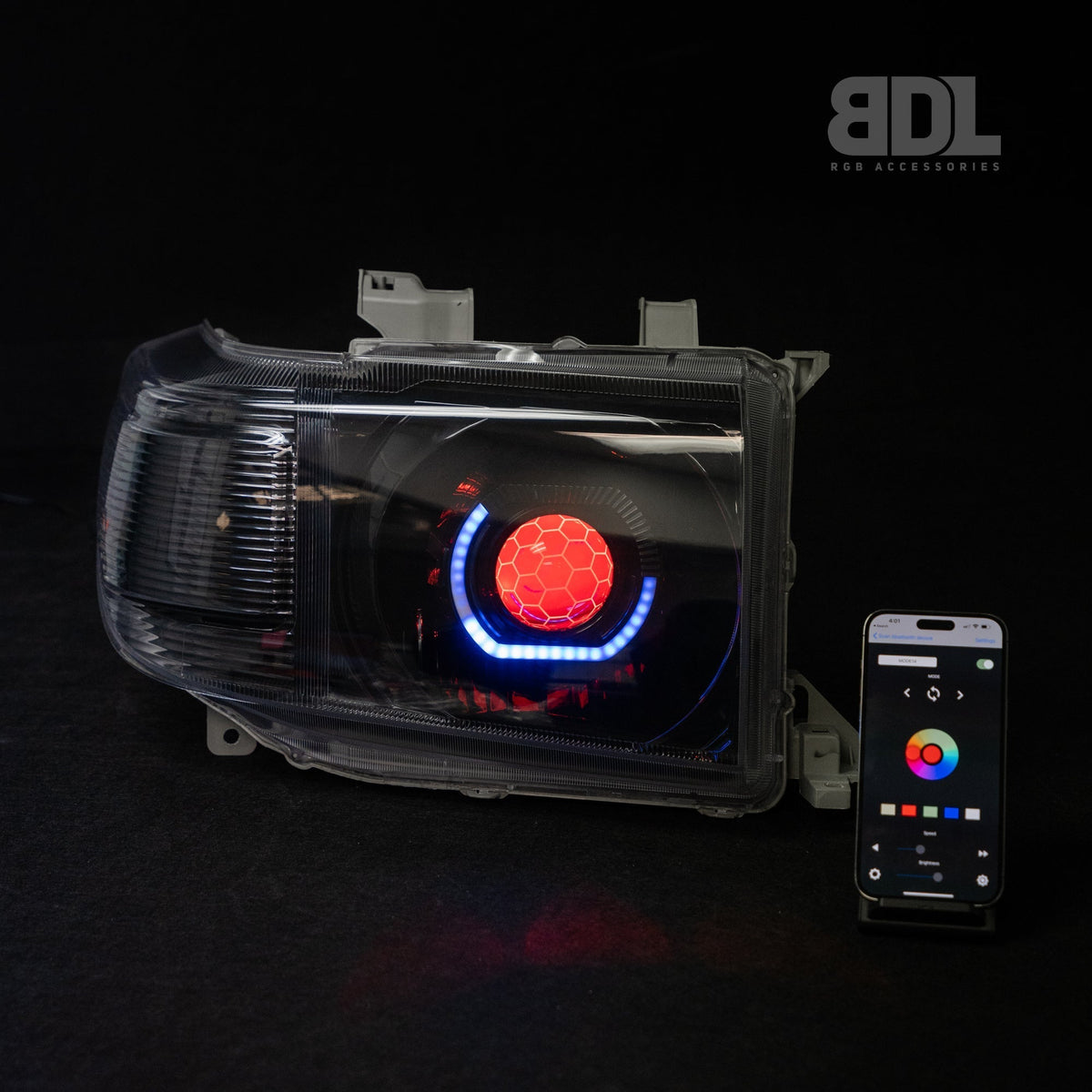 Bushdoof - Toyota 70 Series Bi - LED Projector Headlights - 4X4OC™ | 4x4 Offroad Centre