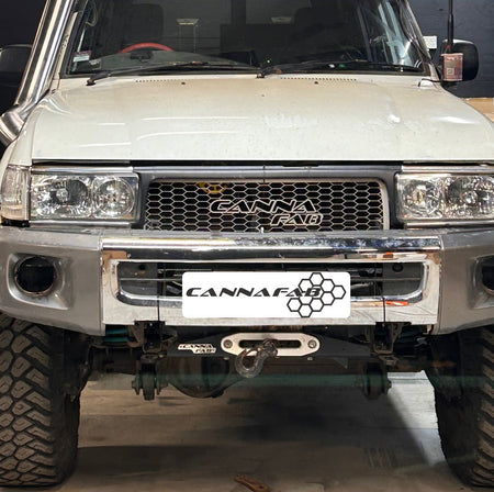 Toyota LandCruiser 80 Series winch cradle by Canna Fabrication