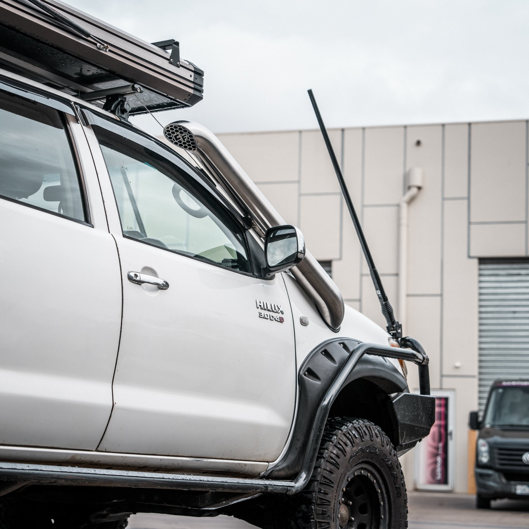 Toyota Hilux N70 Twin Snorkels by Canna Fabrication