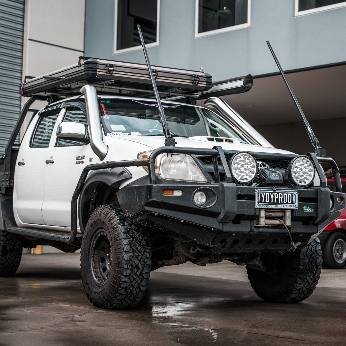 Toyota Hilux N70 Twin Snorkels by Canna Fabrication