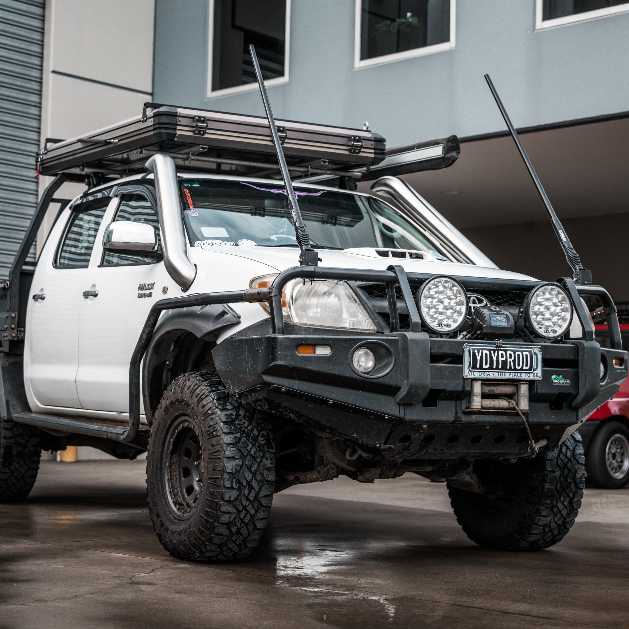 Toyota Hilux N70 Twin Snorkels by Canna Fabrication