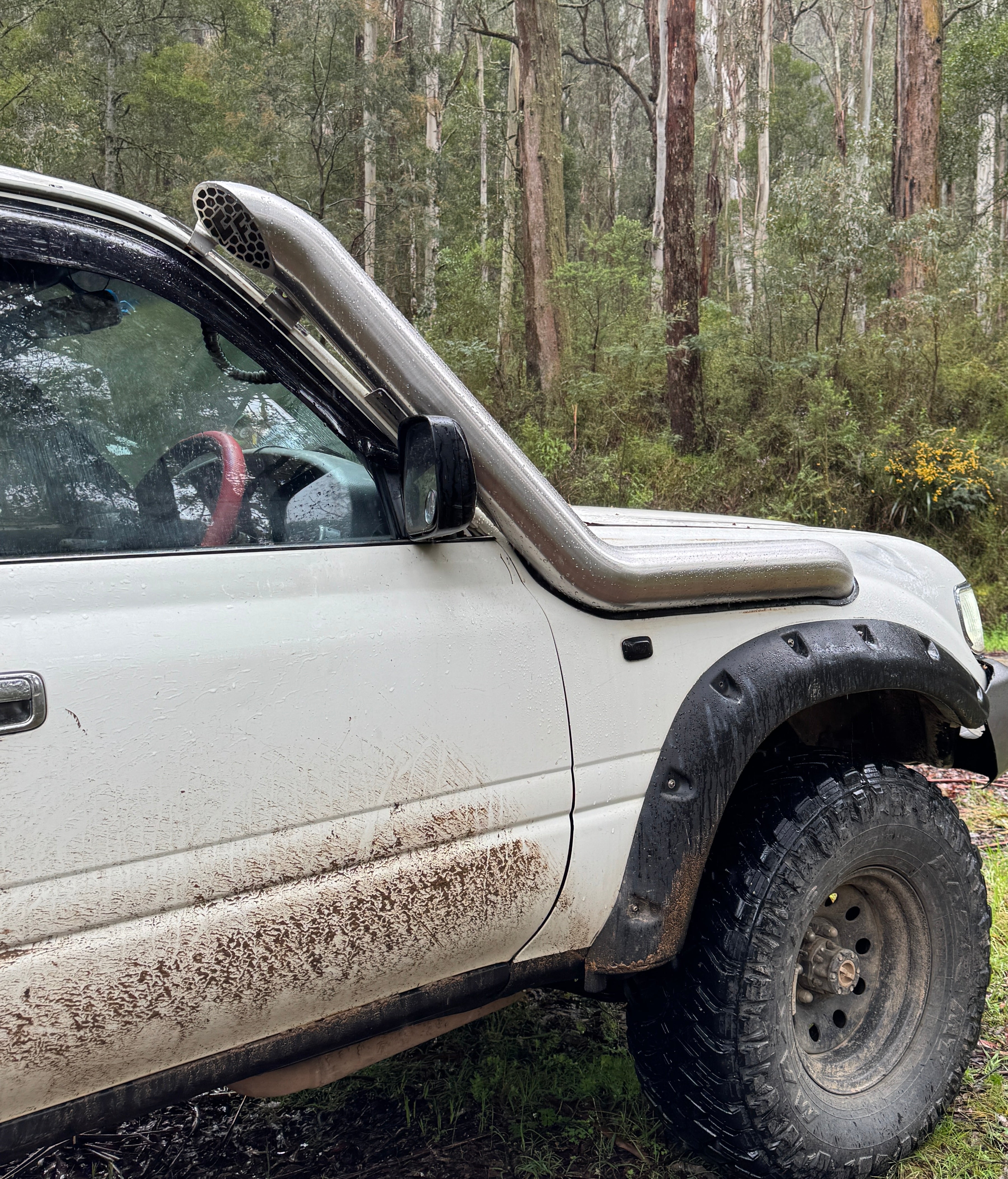 Toyota 80 Series LandCruiser twin stainless snorkels - Canna Fabrication