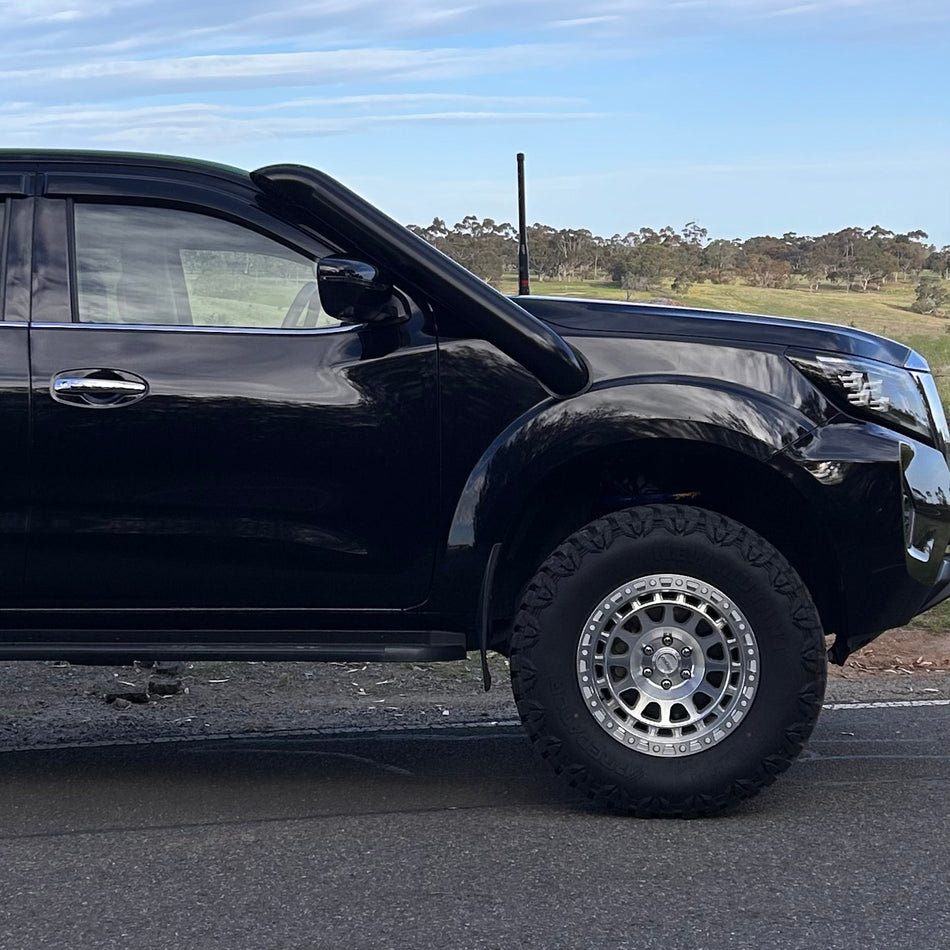 Nissan Navara NP300 teardrop snorkel for stock airbox kit by Canna Fabrication