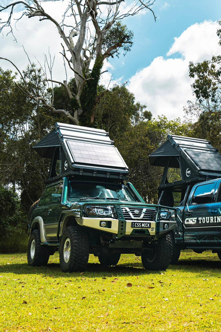 Nissan Patrol GU (Series 1-3) twin stainless snorkels - Canna Fabrication