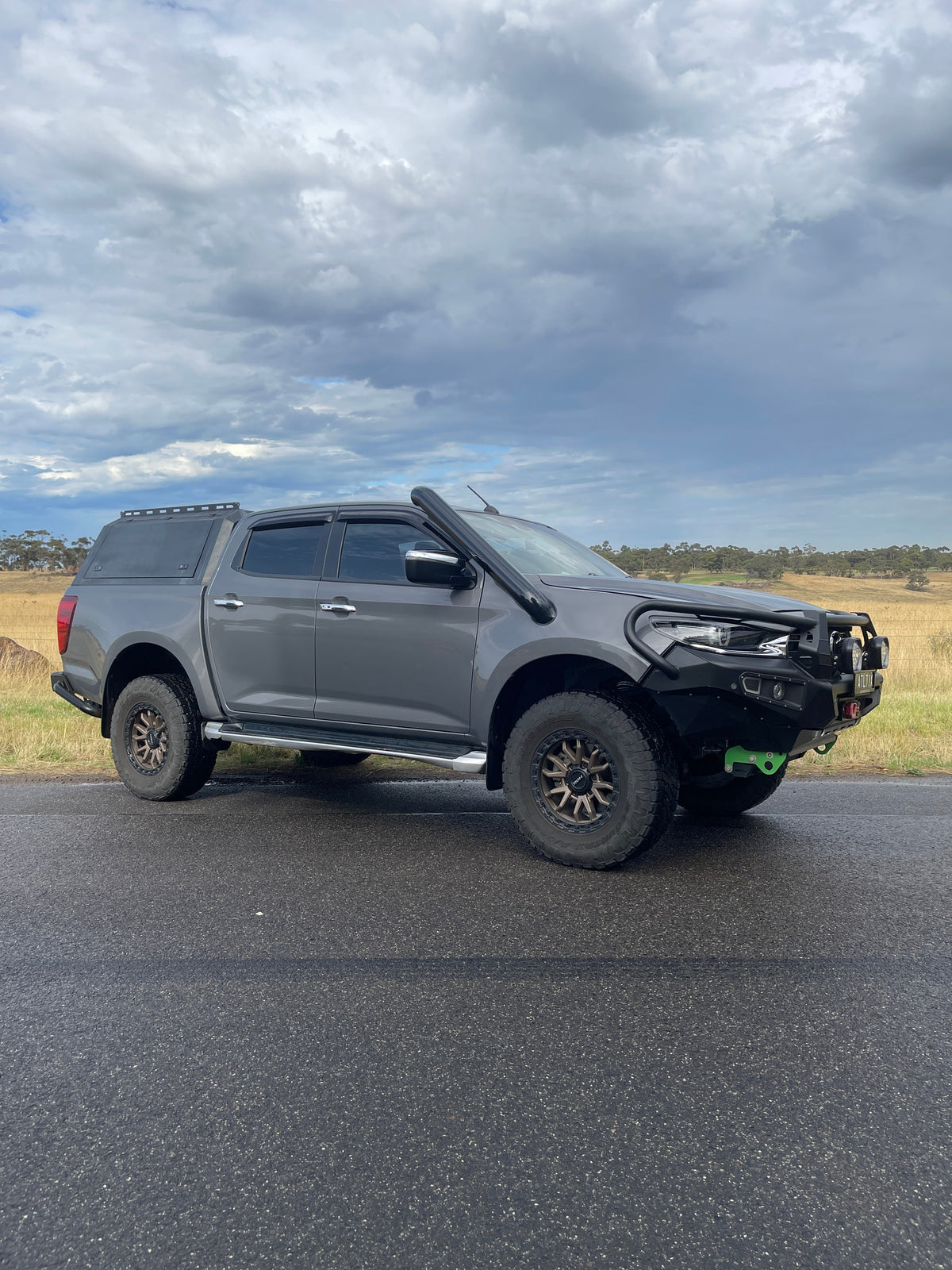 Mazda BT-50 Stainless Steel Short-Entry Snorkel - Canna Fabrication