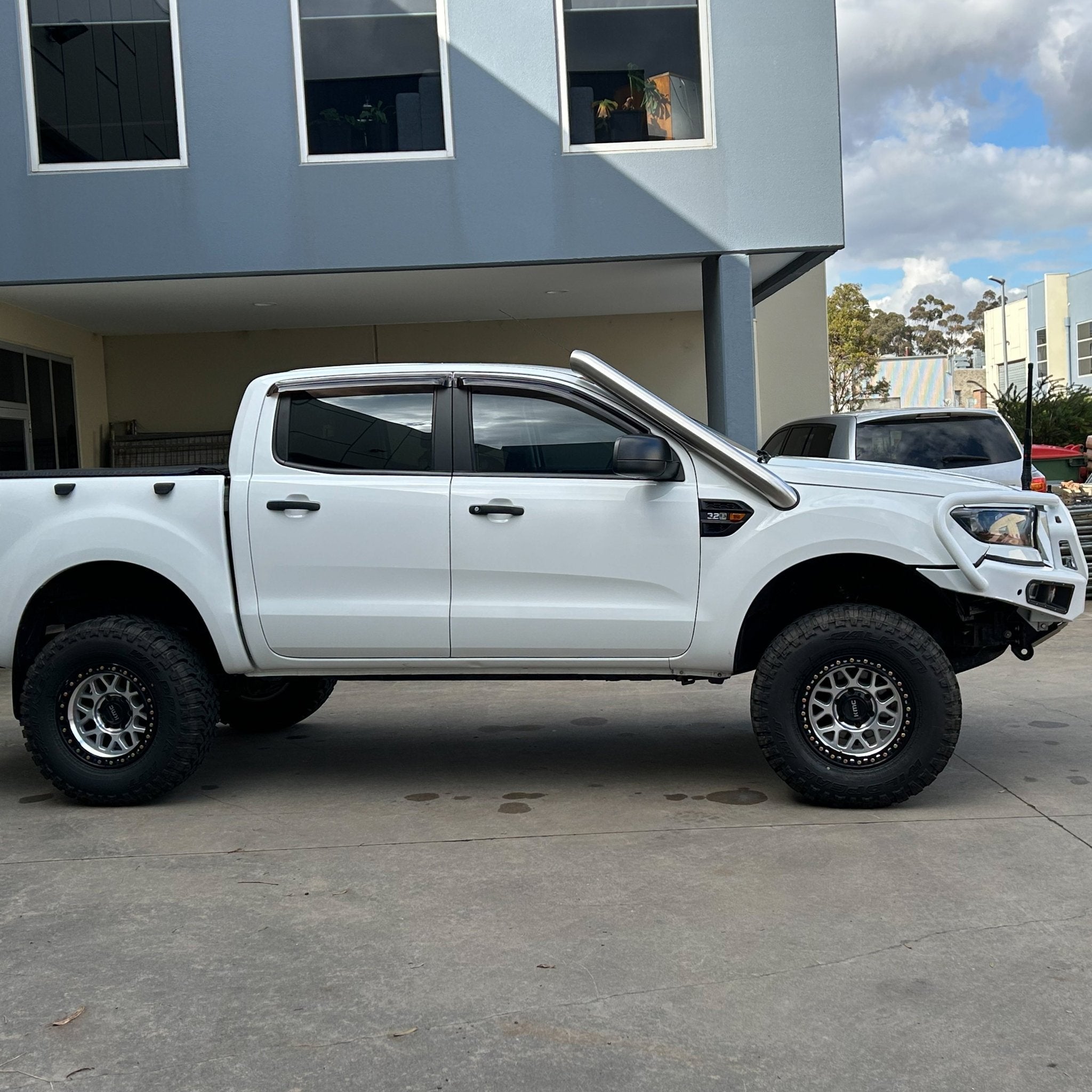 Ford Ranger PX Short-Entry Twin Snorkels by Canna Fabrication