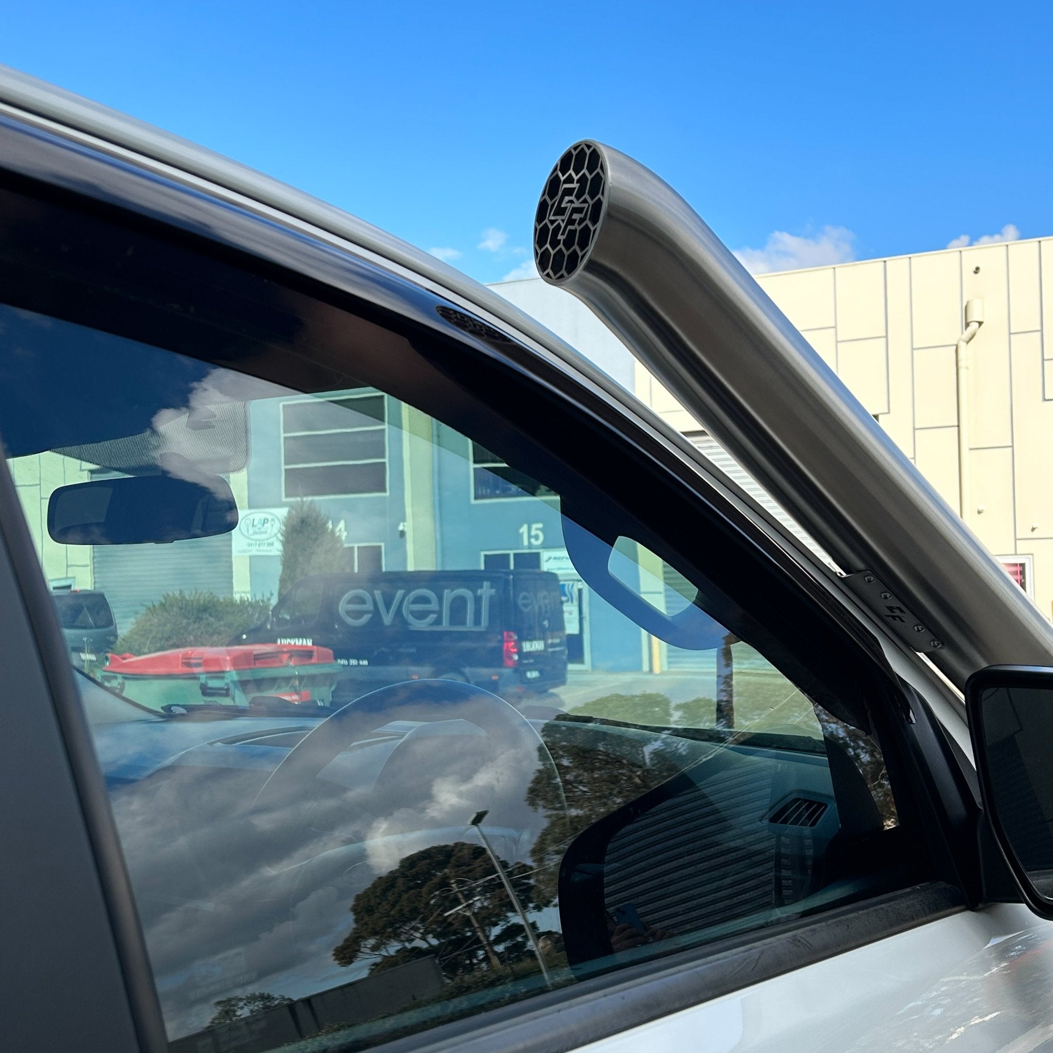 Ford Ranger PX Short-Entry Twin Snorkels by Canna Fabrication