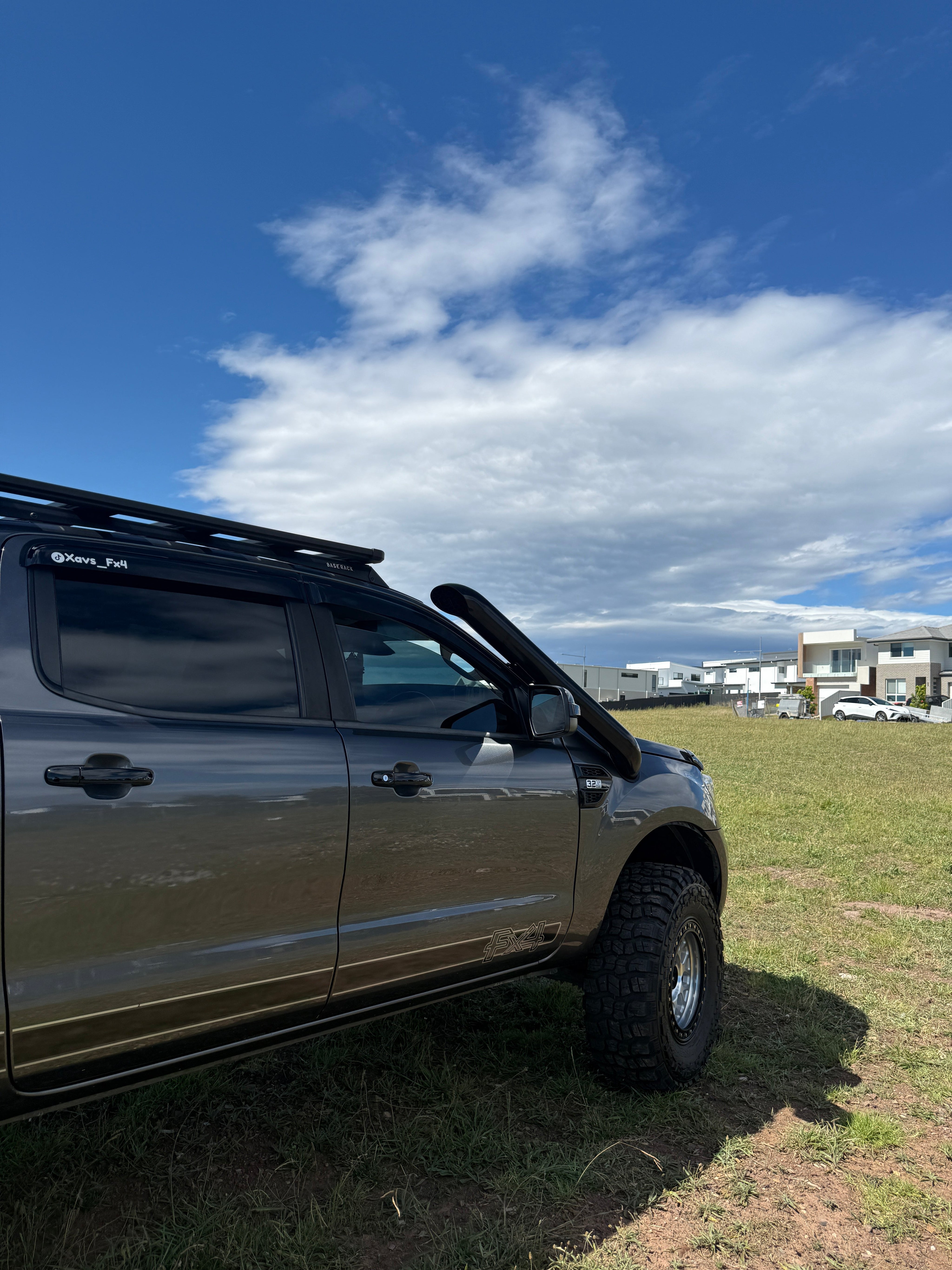 Ford Ranger PX Short-Entry Twin Snorkels - Canna Fabrication